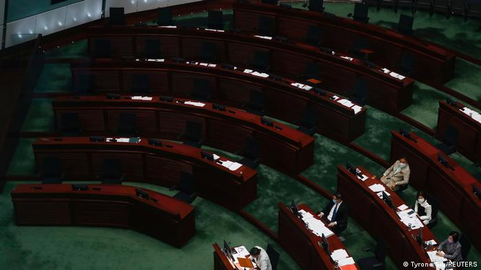 Hongkong Pro-demokratische Abgeordnete Parlament Opposition