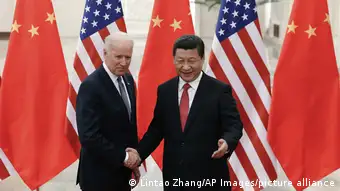 China | Präsident Xi Jinping und Joe Biden