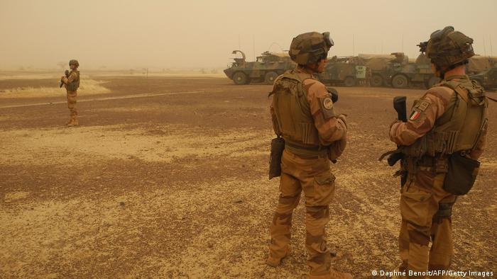 French soldiers during an operation in Mali 