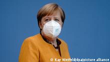 Bundeskanzlerin Merkel Coronavirus Maske