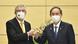Japan Olympia Tokio 2020 Yoshihide Suga und Thomas Bach Japan Olympia Tokio 2020 Yoshihide Suga und Thomas Bach