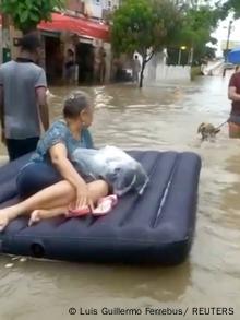 Evacuación en Colombia por el huracán Iota. (14.11.2020).