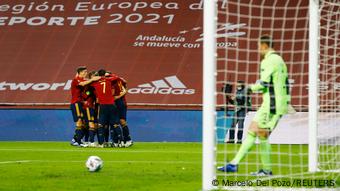 Spain celebrate