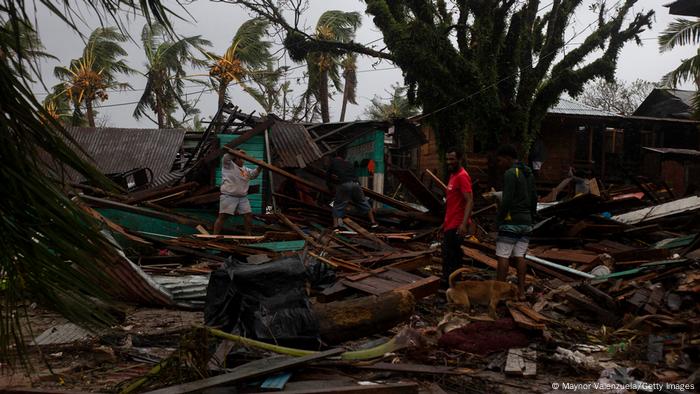 Nicaragua: destrucción después del huracán Iota