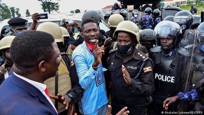 Uganda Festnahme Robert Kyagulanyi aka Bobi Wine