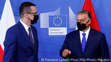 EU ringt um Finanzpaket I M. Morawiecki -und V. Orban