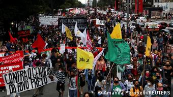 Brasilien Protest wegen dem Tod von Joao Alberto Silveira Freitas