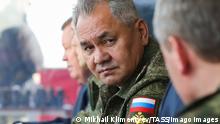 Russland Verteidigungsminister Sergei Shoigu