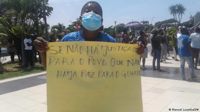 Protesto contra a corrupção em Luanda