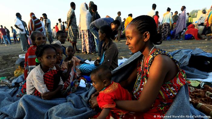 Äthiopische Flüchtlinge im Nachbarland Sudan