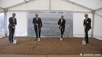 Церемонія початку будівництва заправки для водневих поїздів у індустріальному парку Höchst Церемонія початку будівництва заправки для водневих поїздів у індустріальному парку Höchst
