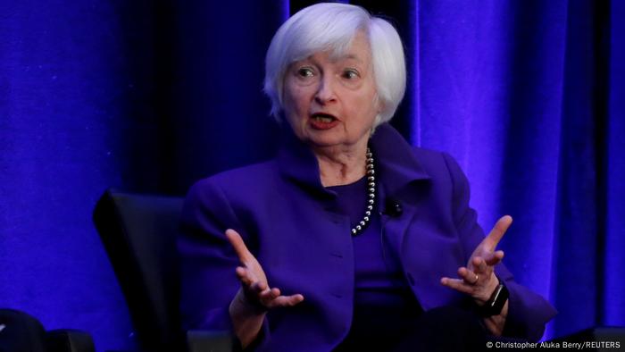 Ehemalige Vorsitzende der Federal Reserve Janet Yellen