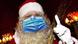 Santa Claus wearing a mask in Germany Santa Claus wearing a mask in Germany