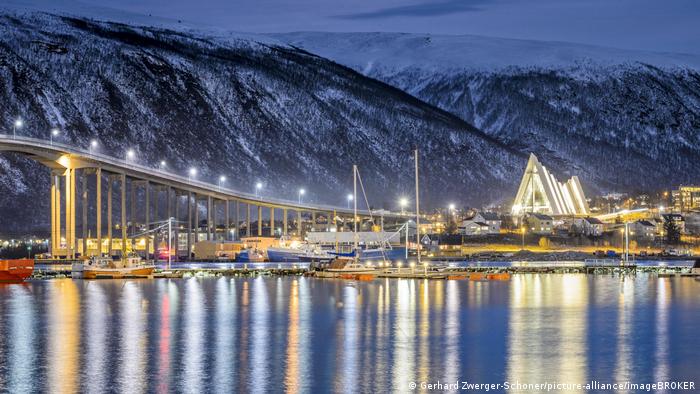 Tromso at night