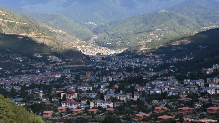 Bhutan Die Hauptstadt Thimphu