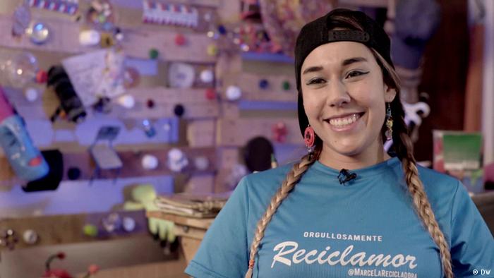 Sara Samaniego es Marce La Recicladora.
