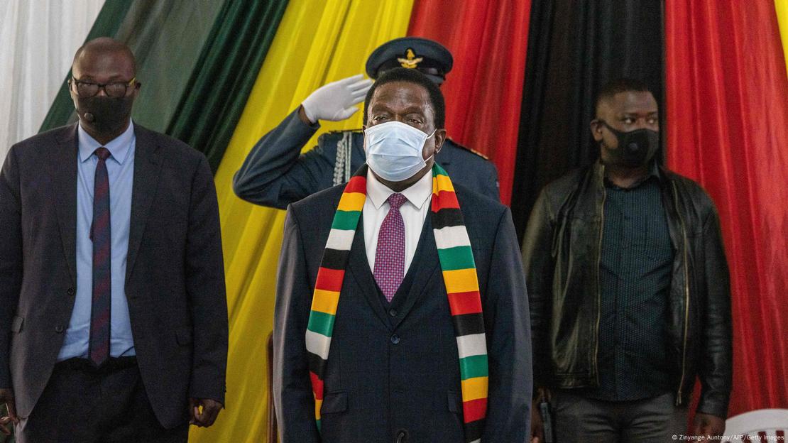 Zimbabwe's President Emmerson Mnangagwa