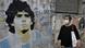 Argentinien - Grafitty zeigt Diego Maradona Argentinien - Grafitty zeigt Diego Maradona