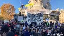 Paris, 28. Nov. 2020+++45.000 Menschen haben Samstag in Paris gegen ein geplantes Sicherheitsgesetz demonstriert. 