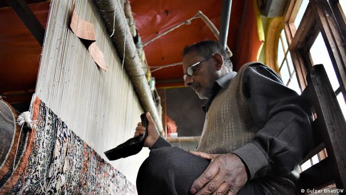 Teppich-Herstellung in Kaschmir