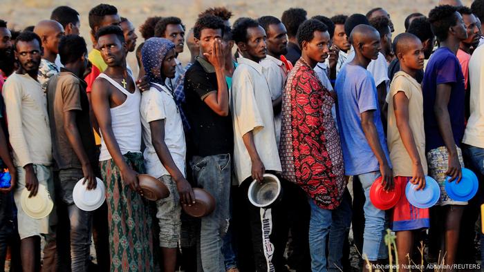 Refugees from Tigray in Sudan