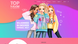 The website of TOPModel showing three "top models" posing The website of TOPModel showing three "top models" posing