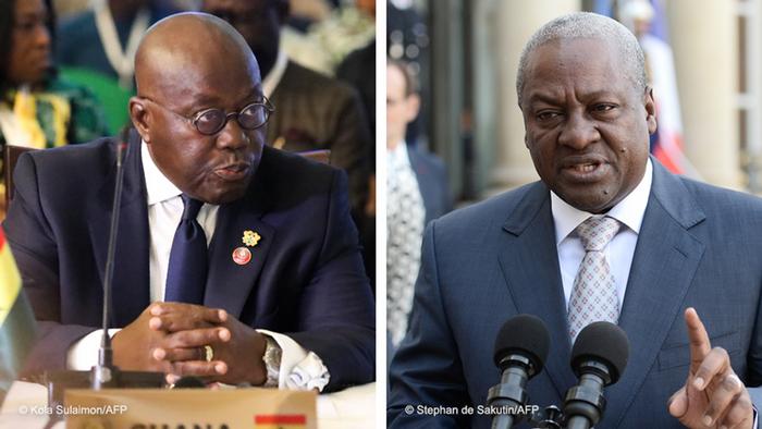 Kombibild Ghana Nana Akufo-Addo und John Dramani Mahama