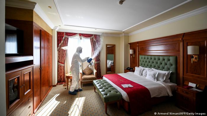 Leere Hotels in der Corona Pandemie