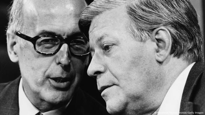 Valery Giscard d'Estaing und Helmut Schmidt