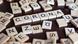 Scrabble-Buchstaben Scrabble-Buchstaben