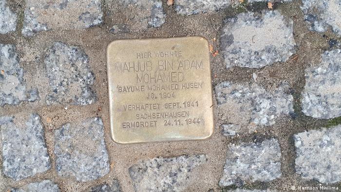 Stolperstein Mahjub bin Adam Mohamed Berlin 