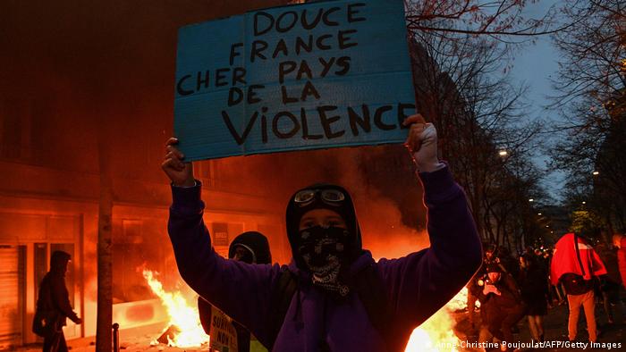 Frankreich I Proteste in Paris