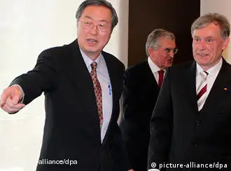德国总统克勒与中国央行行长周小川