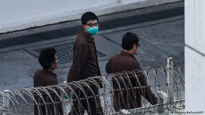 China Hong Kong Aktivist Joshua Wong Gefängnis
