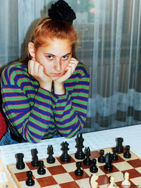 Judit Polgár at an International Chess Competition in New York