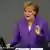 Angela Merkel delivers the speech to the Bundestag on Wednesday, May 19.