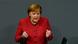 Chanceler federal da Alemanha, Angela Merkel, em discurso no Parlamento alemão Chanceler federal da Alemanha, Angela Merkel, em discurso no Parlamento alemão