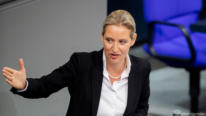 Alice Weidel spricht im Bundestag