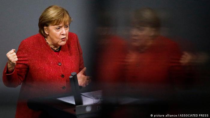 Angela Merkel în Bundestag