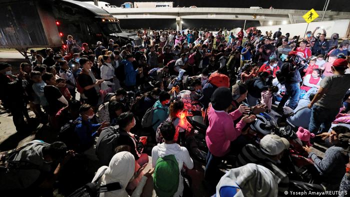 Honduras | San Pedro Sula | Migranten auf dem Weg in die USA