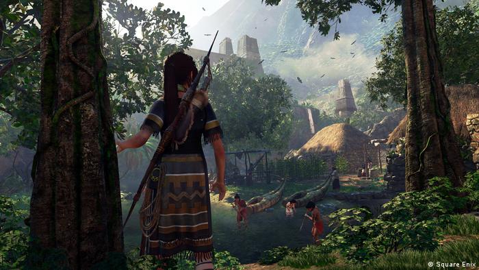A screenshot from the game 'Shadow of the Tomb Raider'