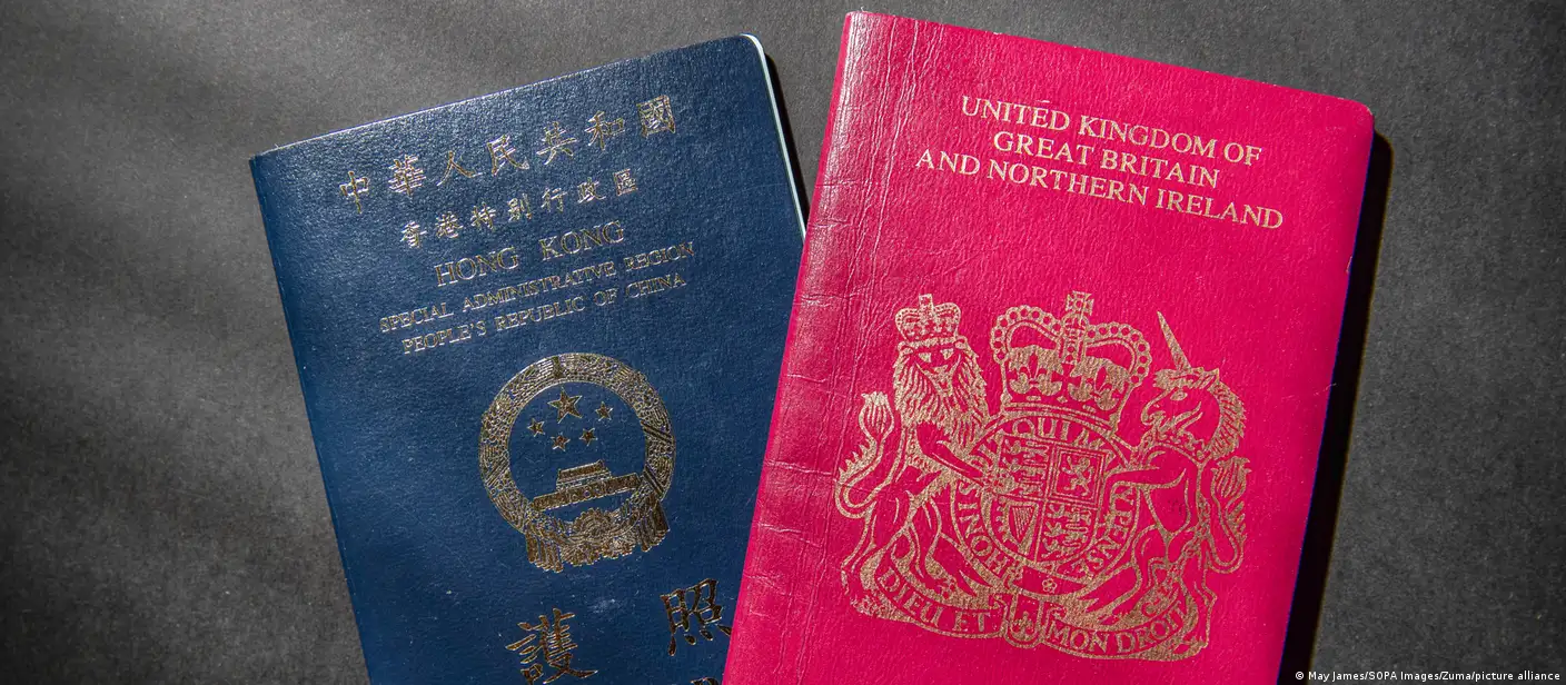 港人BNO赴英特许入境期限将至香港机场现人潮