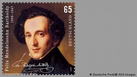 Deutschland Briefmarke Deutsche Post 200. Geburtstag von Felix Mendelssohn