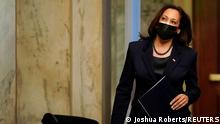 11.12.2020 *** Vice President-elect and Senator Kamala Harris (D-CA) arrives for a cloture vote for the National Defense Authorization Act on Capitol Hill in Washington, U.S., December 11, 2020. REUTERS/Joshua Roberts