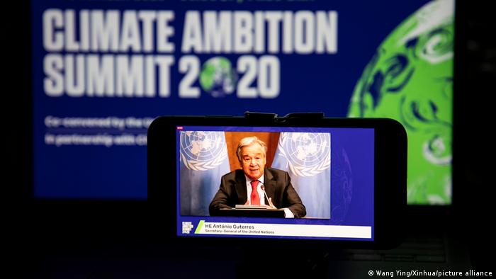UN | Virtueller Klimagipfel | Generalsekretär Antonio Guterres
