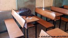 12.12.2020 *** A school bag is pictured inside a classroom at the Government Science secondary school in Kankara district, after it was attacked by armed bandits, in Nigeria's northwestern Katsina state, Nigeria December 12, 2020. REUTERS/Abdullahi Inuwa NO RESALES. NO ARCHIVES