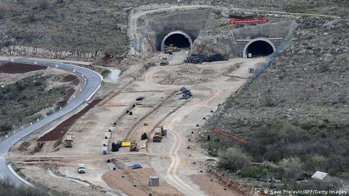 Montenegro Autobahnbau mit chinesischer Unterstützung