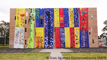 Costureros Itinerantes, Wander Nähkasten, Zentrum Gedächtnis und Frieden, Kolumbien, Memorial Centro de Memoria, Paz y Reconciliación, Kolumbien, Virgelina Chará, Künstlerin und Aktivistin aus Kolumbien., Colombia.
Autor: Joao Agamez Comunicaciones CMPR.