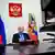 Russian President Vladimir Putin attending an online video conference in December