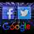 Логотипы IT-гигантов Facebook, Twitter, Google